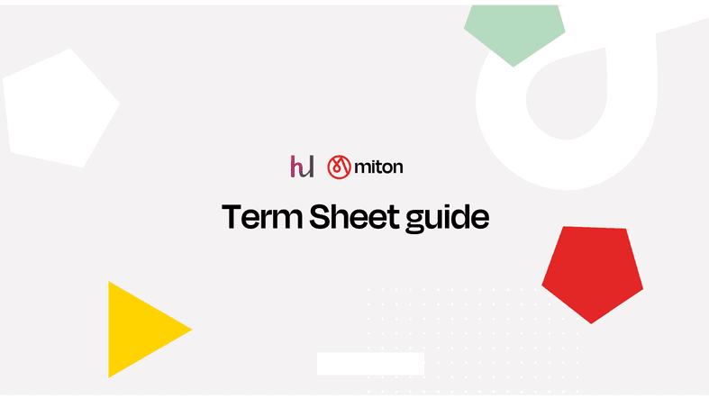 Term Sheet guide