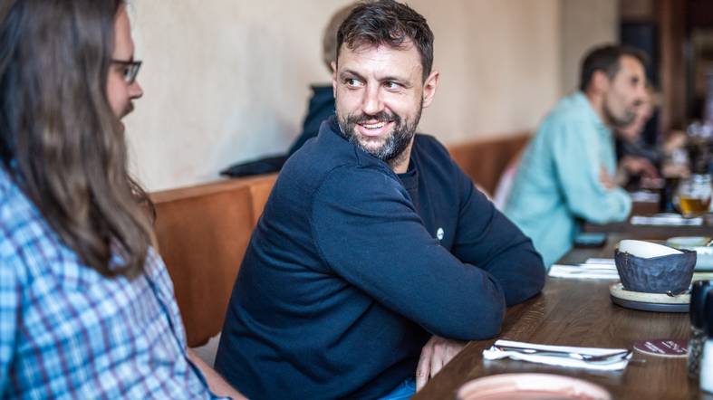 Tomáš Matějček z Mitonu s co-founderem Rossumu Petrem Baudišem